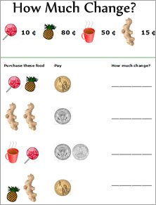 money problems, worksheets, Free Printable primary school money counting math Worksheets, free 2nd grade math lesson plans