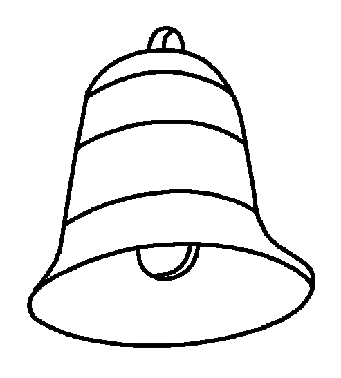bell coloring picture