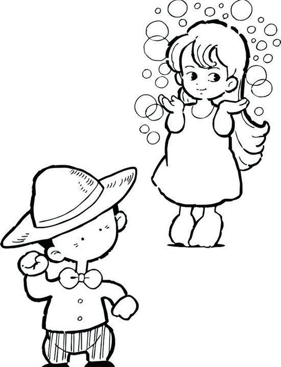 people coloring pages 
