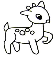 deer coloring pages for kids