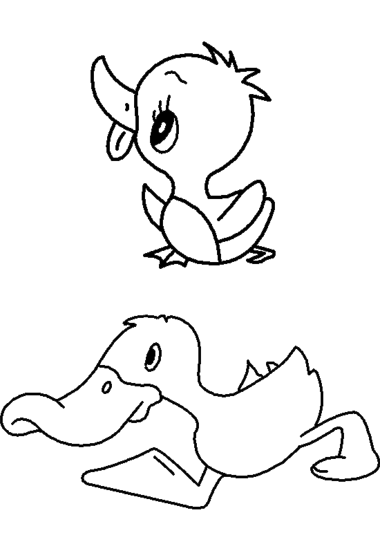 ducklling coloring pictures for kids