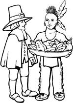 native American coloring pages
