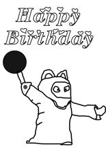 free Cheering animals birthday card for animal lovers 