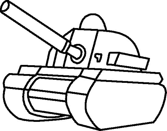 Children's Tank kids coloring pages