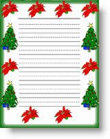 free Personalized Christmas stationary, free printable Christmas stationery letterhead, free dear Santa stationary, free holiday kids stationary (stationery)