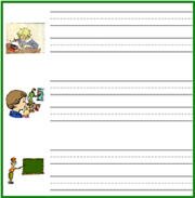 kindergarten beginning writing exercise, free printable writing prompts