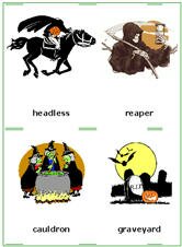happy halloween words spelling worksheets, halloween spelling Games for kids, Learning English