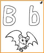 Trace letter Halloween Alphabet Coloring Sheets