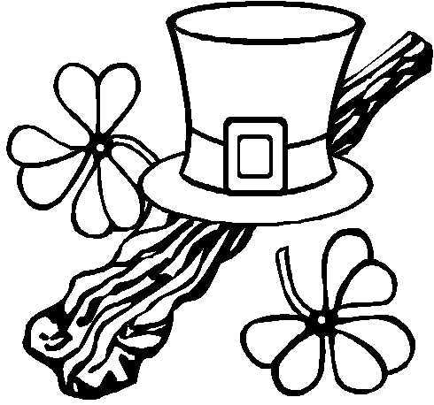 Free printable St. Patrick's Day coloring book, coloring pages for kids