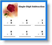 free Mother's day theme math worksheets