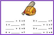 grade one math addition worksheets, fill in the missing numbers free math games
