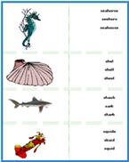 sea animals kids alphabet games, learning activities, ocean animals alphabet letters for kids