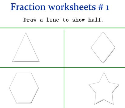 free printable kindergarten fraction worksheets, fractions, fractionset worksheets for kids