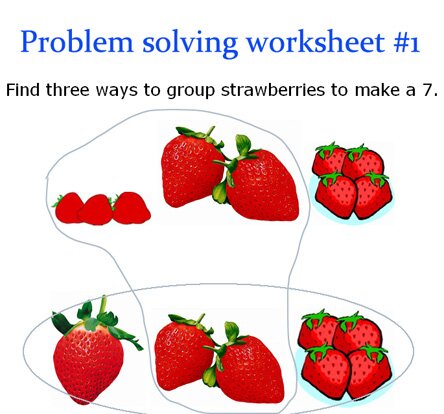 problem solving worksheets for kids