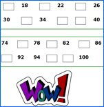 counting patterns, patterns games, free printable skip counting worksheets