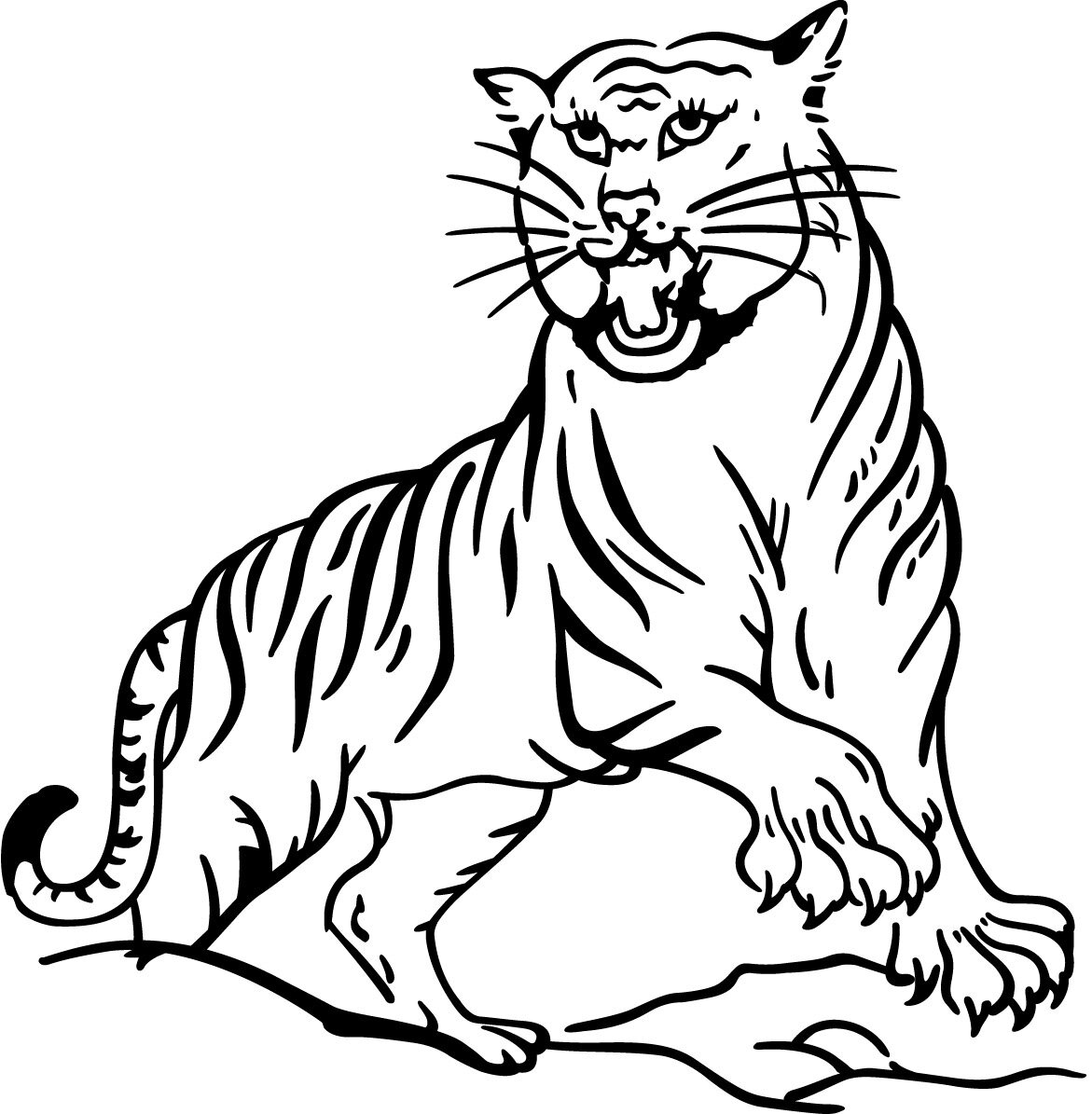 Free printable preschool coloring pages worksheets,tiger, turtle, truck coloring pages