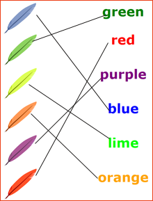 Color recognition worksheets