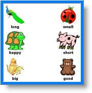 Free preschool and early childhood basic concepts worksheets, preschool Opposites Activities,match games, preschool group things worksheets and more.