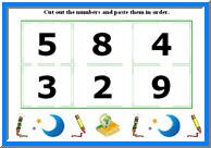free printable Order numbers 1 to 20 worksheets. Introduce concepts of ordering numbers., preschool math lesson plans