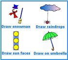 weather and arts preschool activities, weather math lesson plans,preschool language and letters thematic units