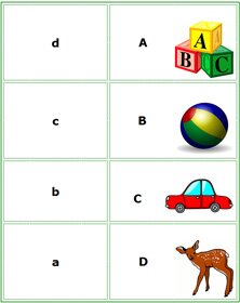 kids English letters worksheets, upper case and lower case letters