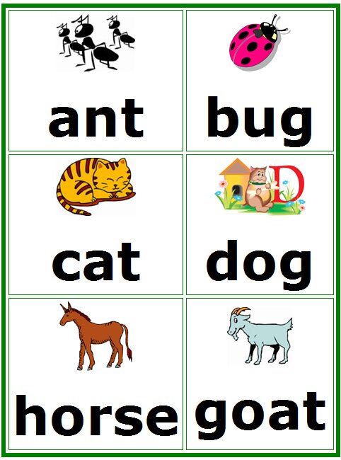  free preschool animals words activities, class room decorations, ,free kids learning activites