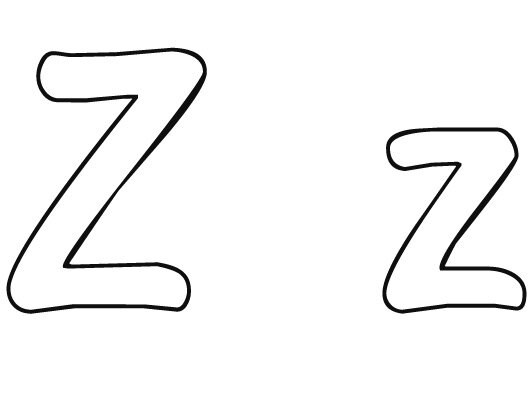 Free printable Letter X, Y, Z coloring page, learn to write Letter bctivities